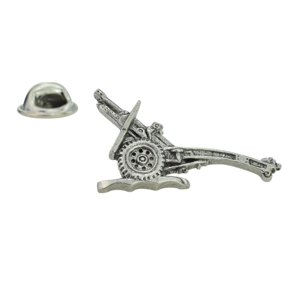 Military 25lb Gun English Pewter Lapel Pin Badge