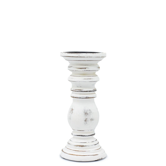 Whitewash Candle Stand – Small