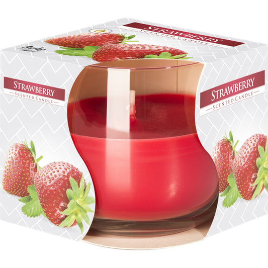 Glass Jar Candle – Strawberry Scent