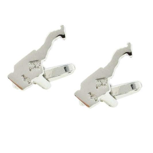 Monaco Outline Map Cufflinks | Ashton and Finch