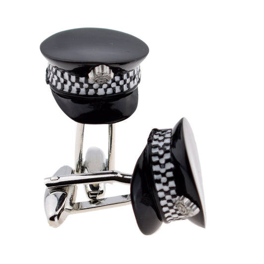 Police Officers Cap Cufflinks | Ashton and Finch