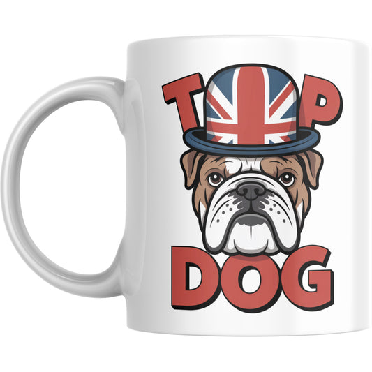 Top Dog Mug – English Bulldog Coffee Cup