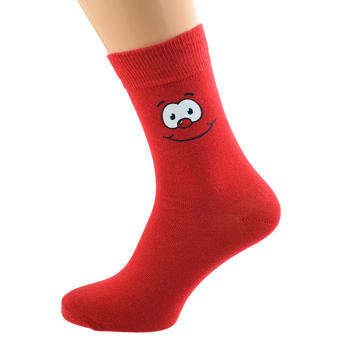 Red Funny Face Novelty Socks| Ashton and Finch
