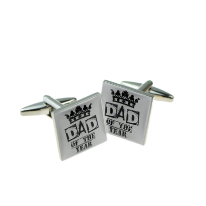 Dad of the Year Contmporary Design Cufflinks | Ashton and Finch