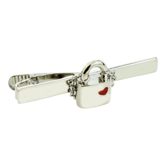 Locked in Love Padlocks Tie Clip  | Ashton and Finch