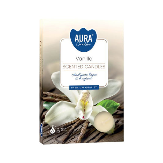 Vanilla Scented Tealight Candles Pack of 6