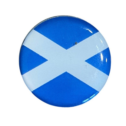 Scottish Golf Ball Markers - Saltire Flag Golf Hat Clip | Magnetic Rustproof Set