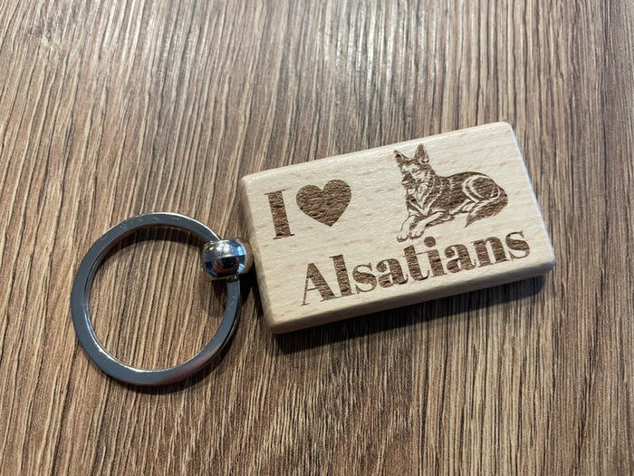 Alsatian Keyring Dog Lover Gift  | Ashton and Finch