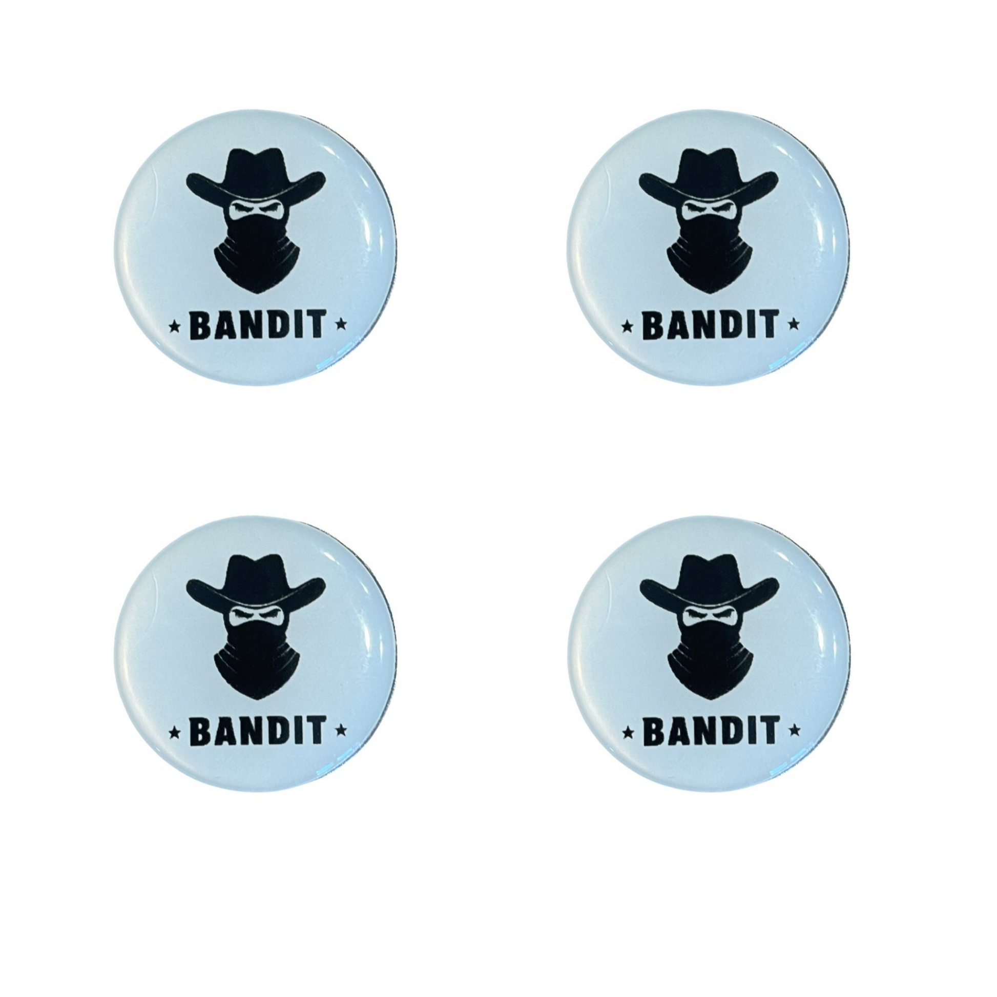 Bandit Golf Ball Markers – Pack of 4 – Funny Golf Accessories for Men