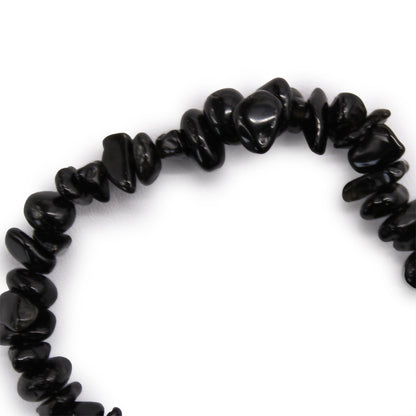 Black Agate Chipstone Bracelet