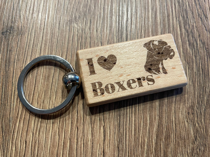 Boxer Keyring Dog Lover Gift  | Ashton and Finch