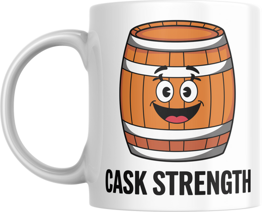 Cask Strength Mug – Funny Scottish Whisky Coffee Cup