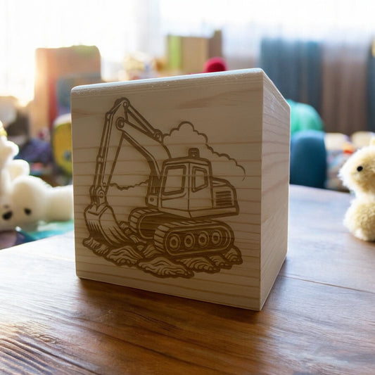 Digger Money Box Piggy Bank | Ashton and Finch
