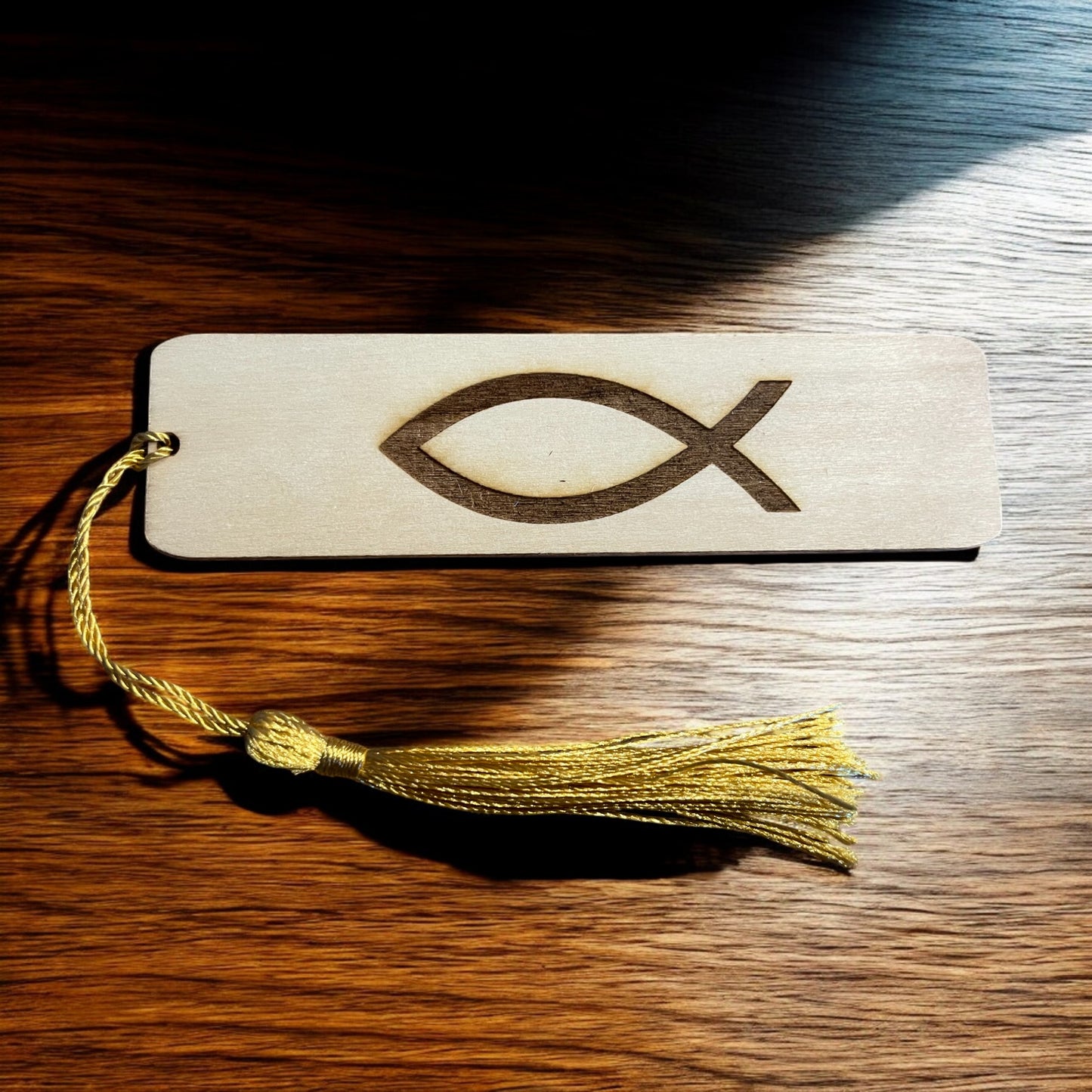 Engraved Wooden Christian Fish Bookmark  Thoughtful Gift  | Ashton and Finch