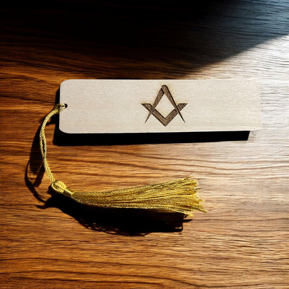 Engraved Wooden Masonic Bookmark  Thoughtful Gift  | Ashton and Finch
