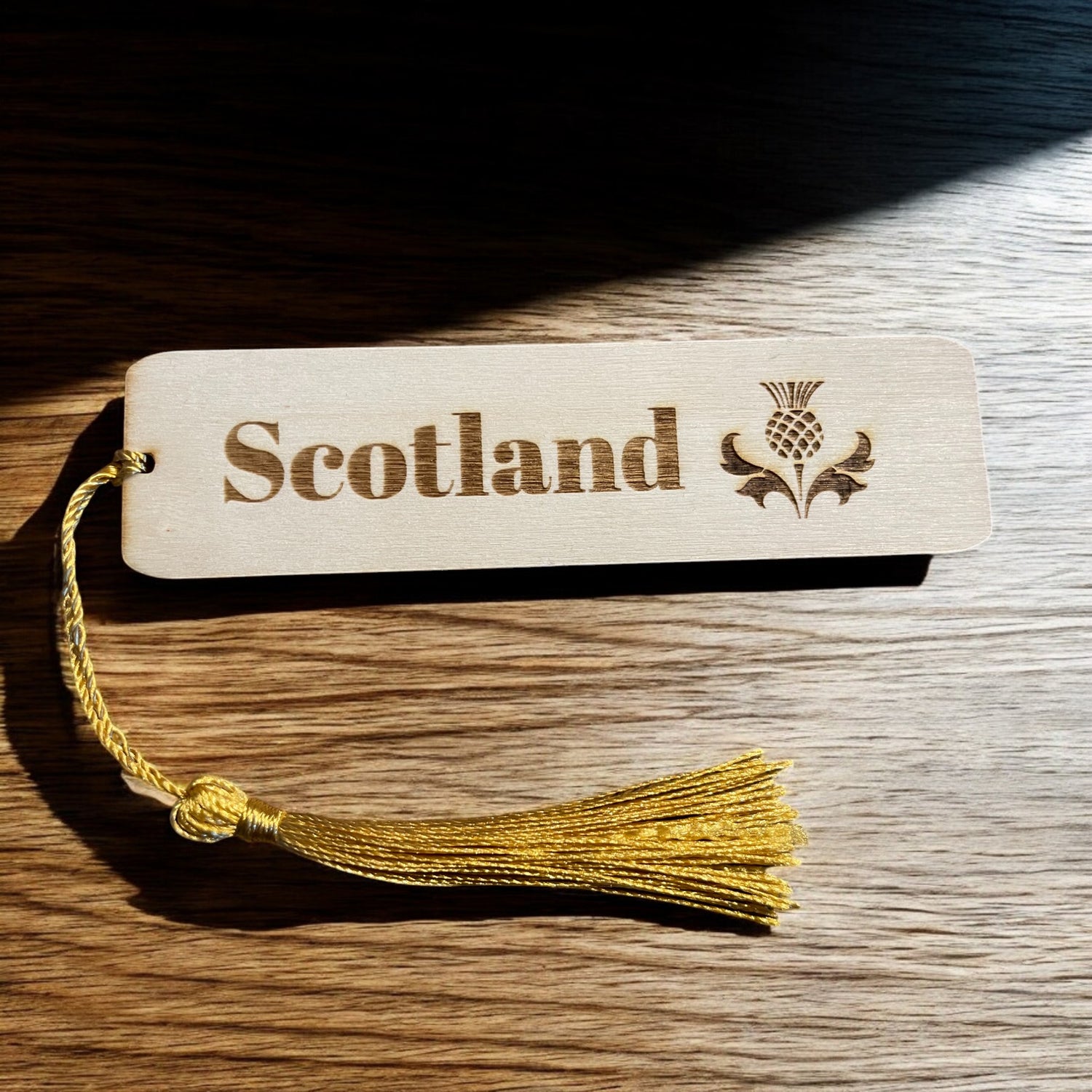 Engraved Wooden Scottish Bookmark  Thoughtful Gift  | Ashton and Finch