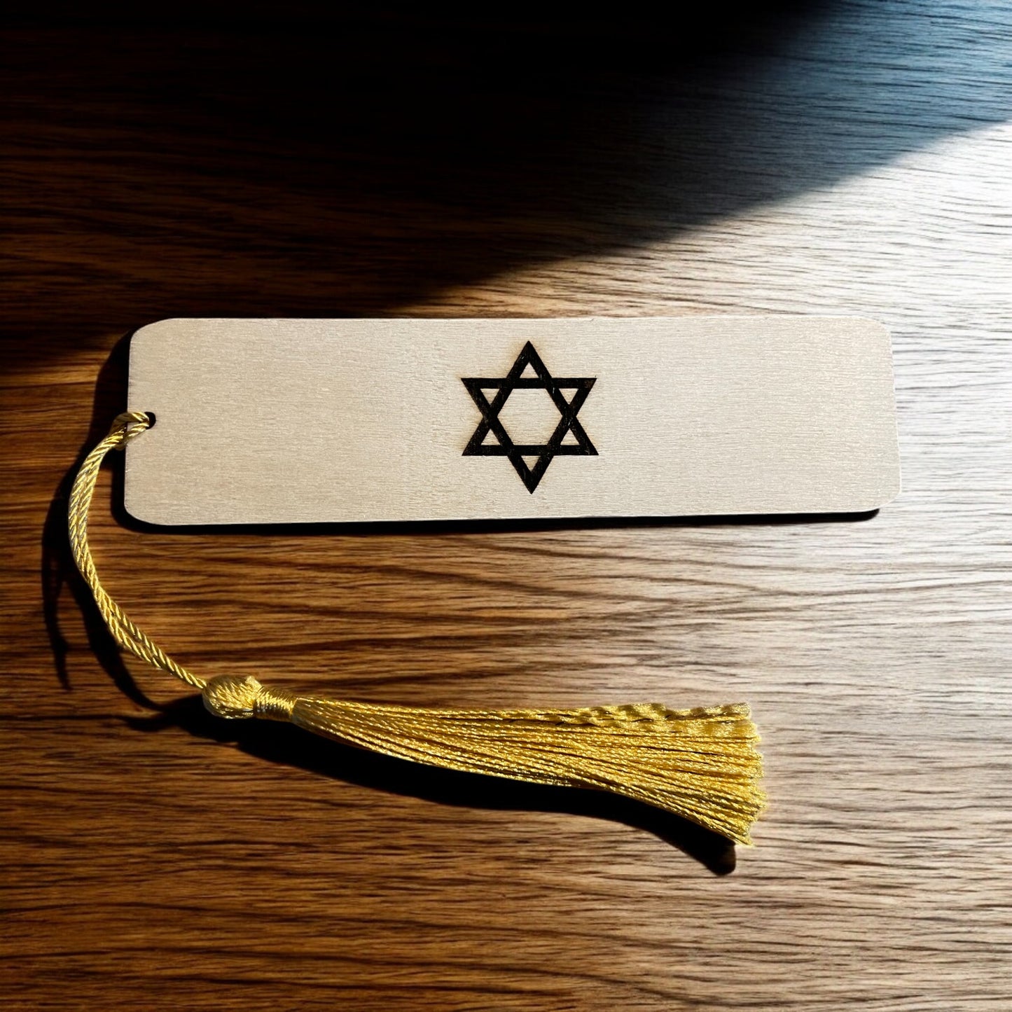 Engraved Wooden Star of David Bookmark  Thoughtful Gift  | Ashton and Finch