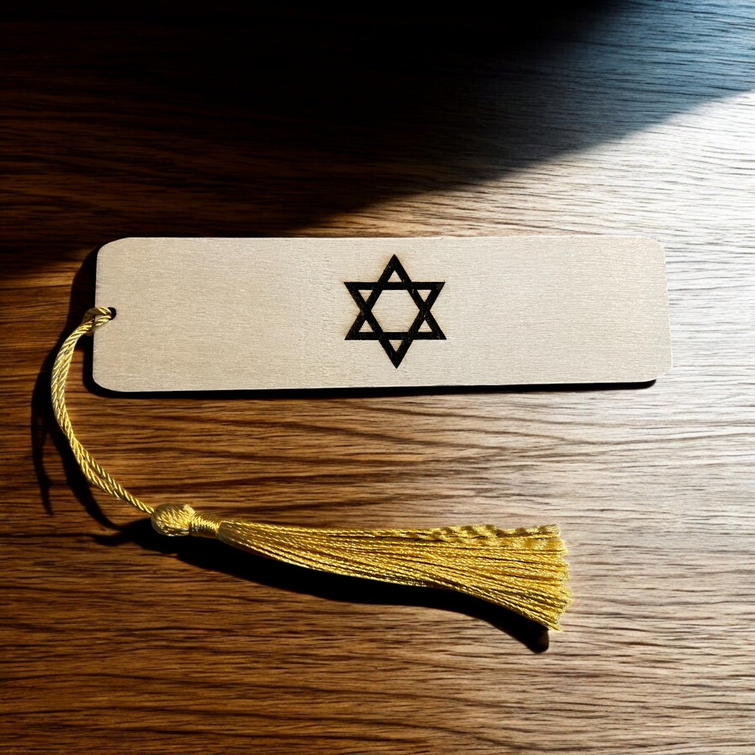 Engraved Wooden Star of David Bookmark  Thoughtful Gift  | Ashton and Finch