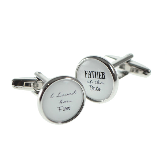 Father of the Bride I Loved Her First Cufflinks | Ashton and Finch