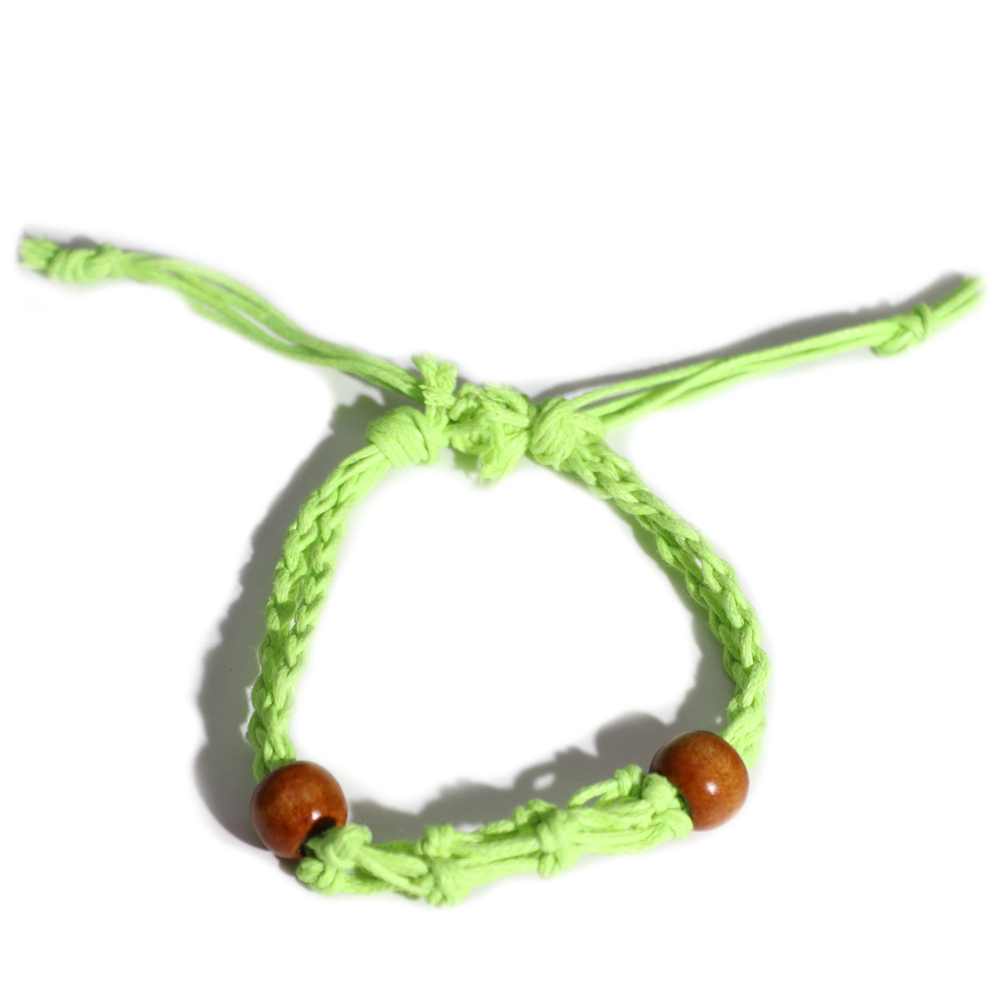 Green Gemstone Bracelet Cord