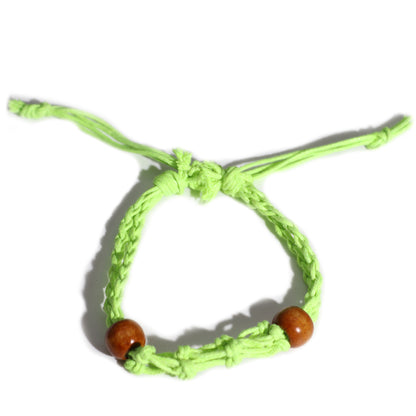 Green Gemstone Bracelet Cord