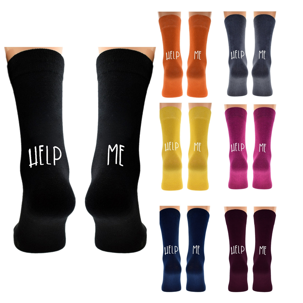Groom Socks – Help Me Wedding Socks | Ashton and Finch