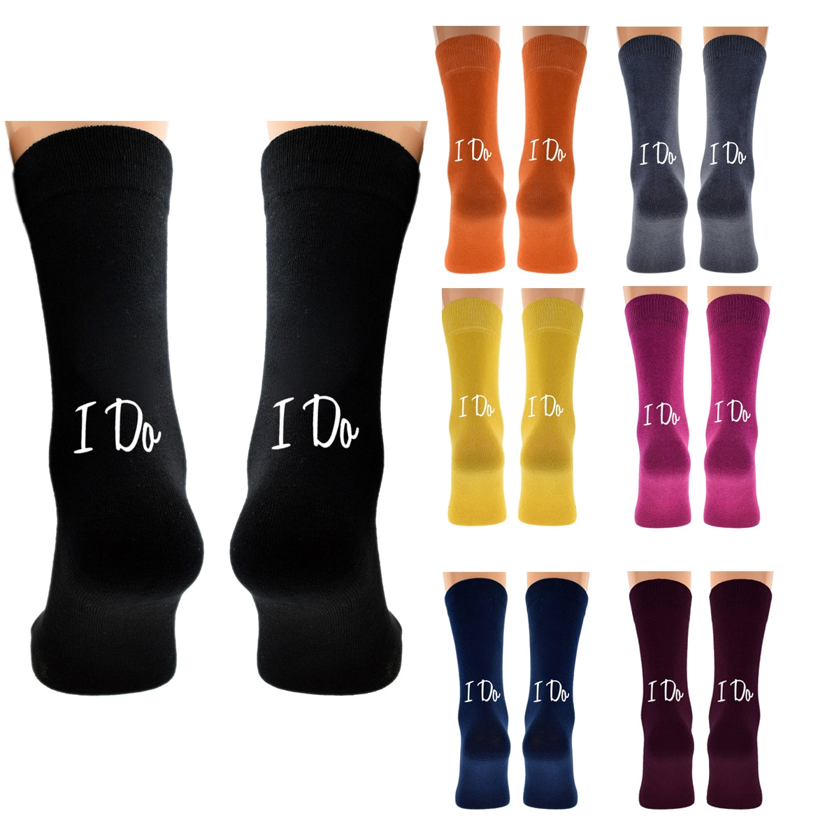 Groom Socks – I Do Wedding Socks | Ashton and Finch