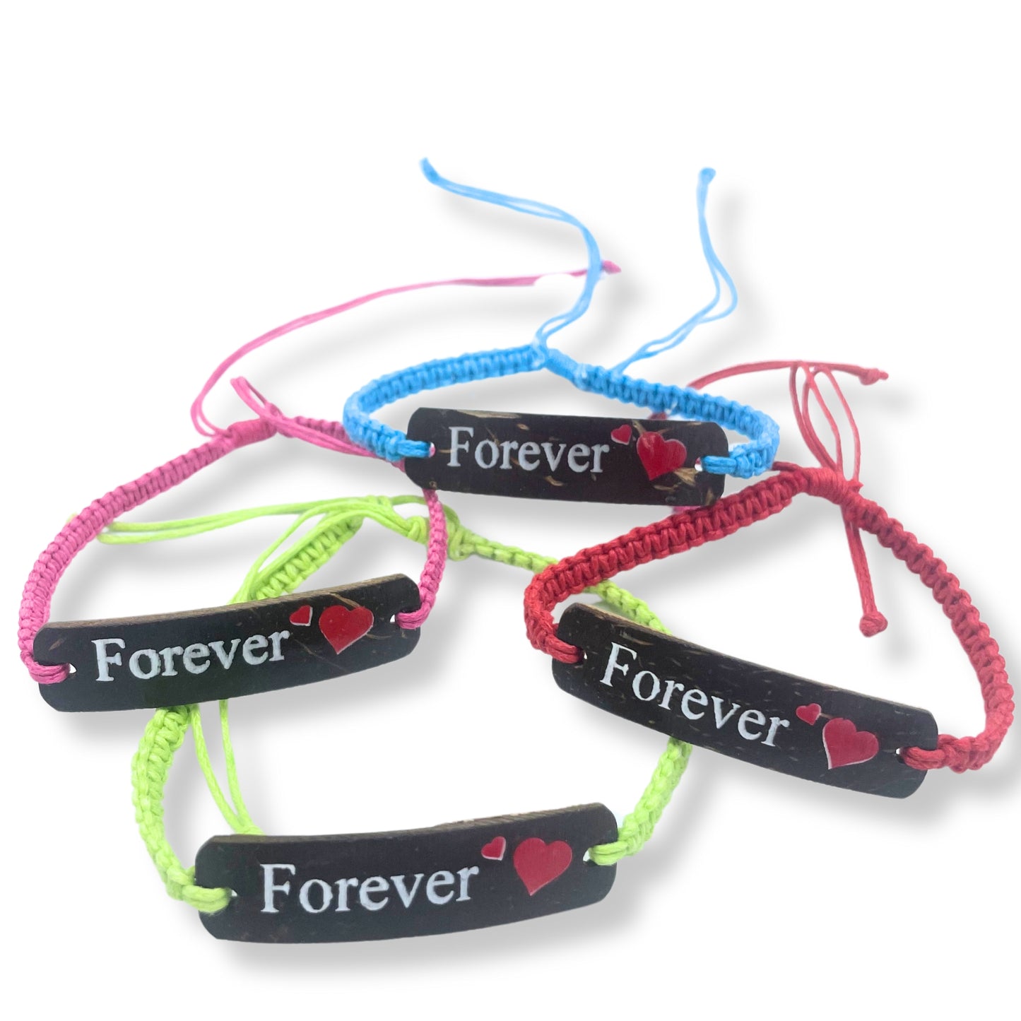 Handmade Friendship Bracelets - Coconut Print Friends Design 4o mini