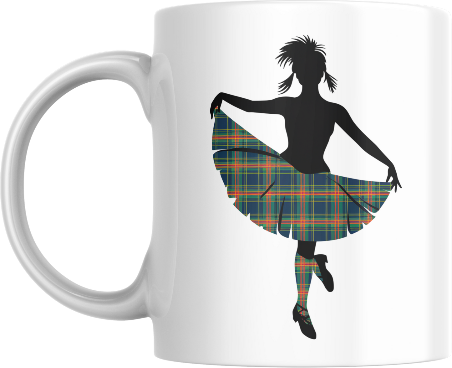 Highland Dancer Mug – Scottish Dance Coffee Cup