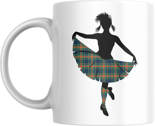 Highland Dancer Mug – Scottish Dance Coffee Cup