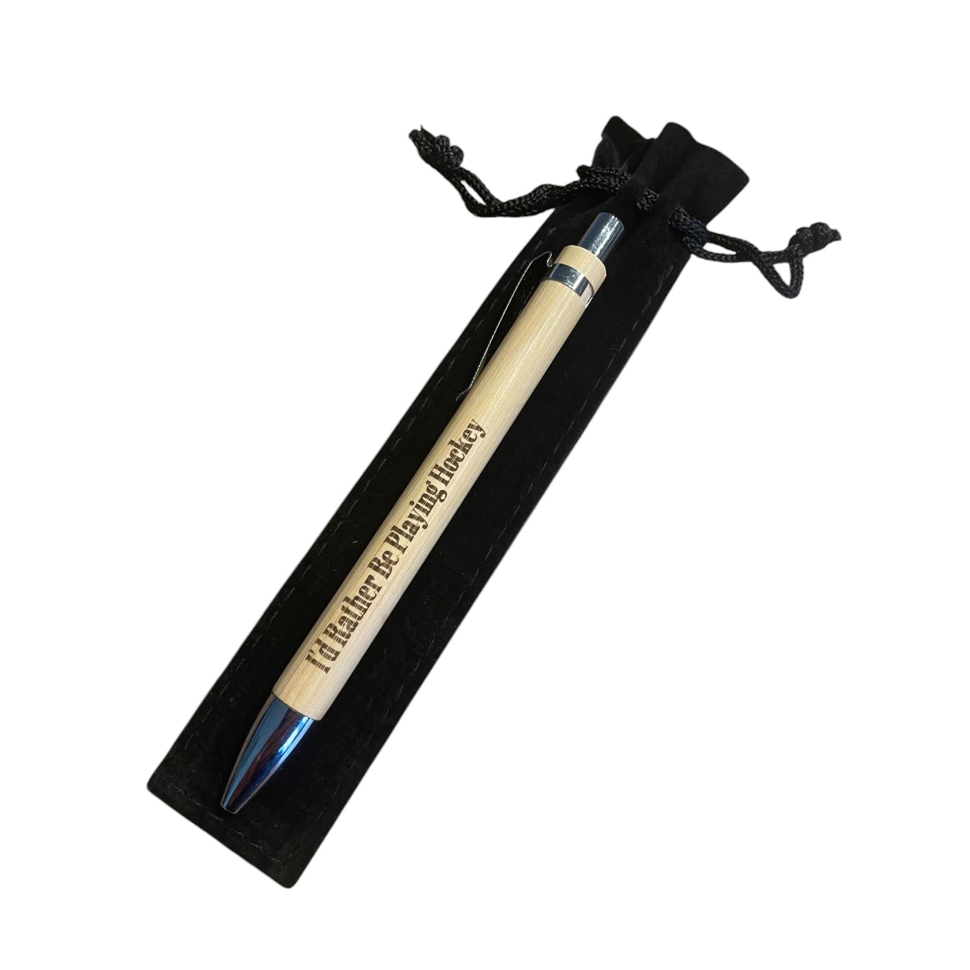 Hockey Pen – Laser Engraved – Fun Pen Gift for Hockey Fans