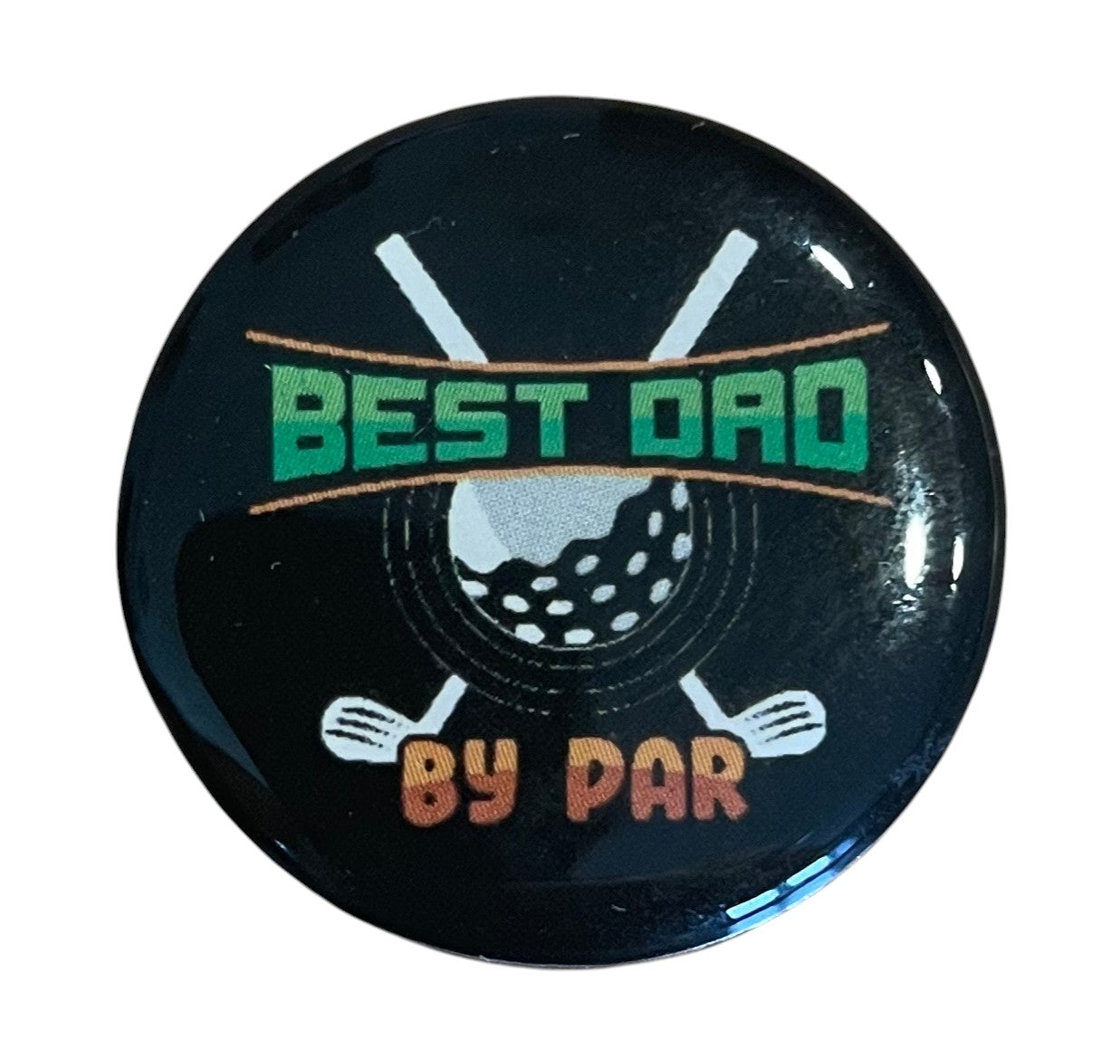 Golf Ball Markers – Best Dad By Par Hat Clip Set | Durable Weatherproof Golf Gift Dad