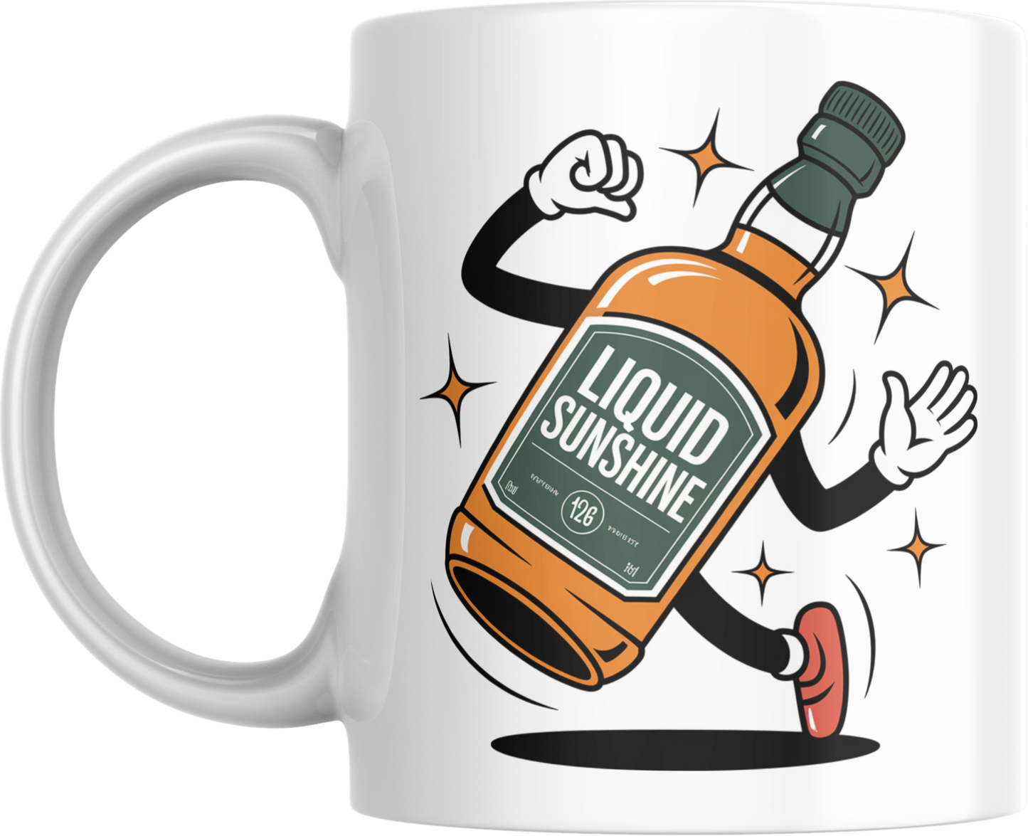 Liquid Sunshine Mug – Funny Scottish Whisky Coffee Cup