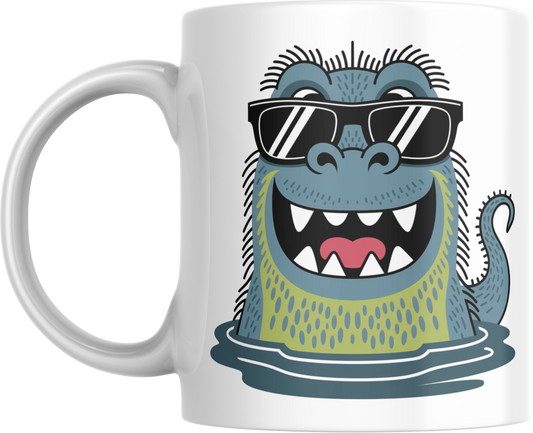 Loch Ness Monster Mug – Funny Nessie Coffee Cup