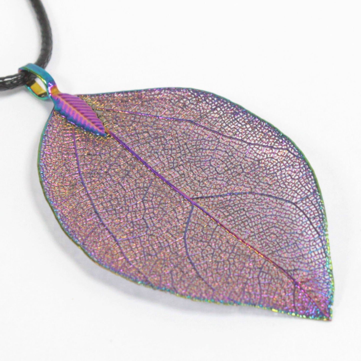 Multicoloured Bravery Leaf Necklace