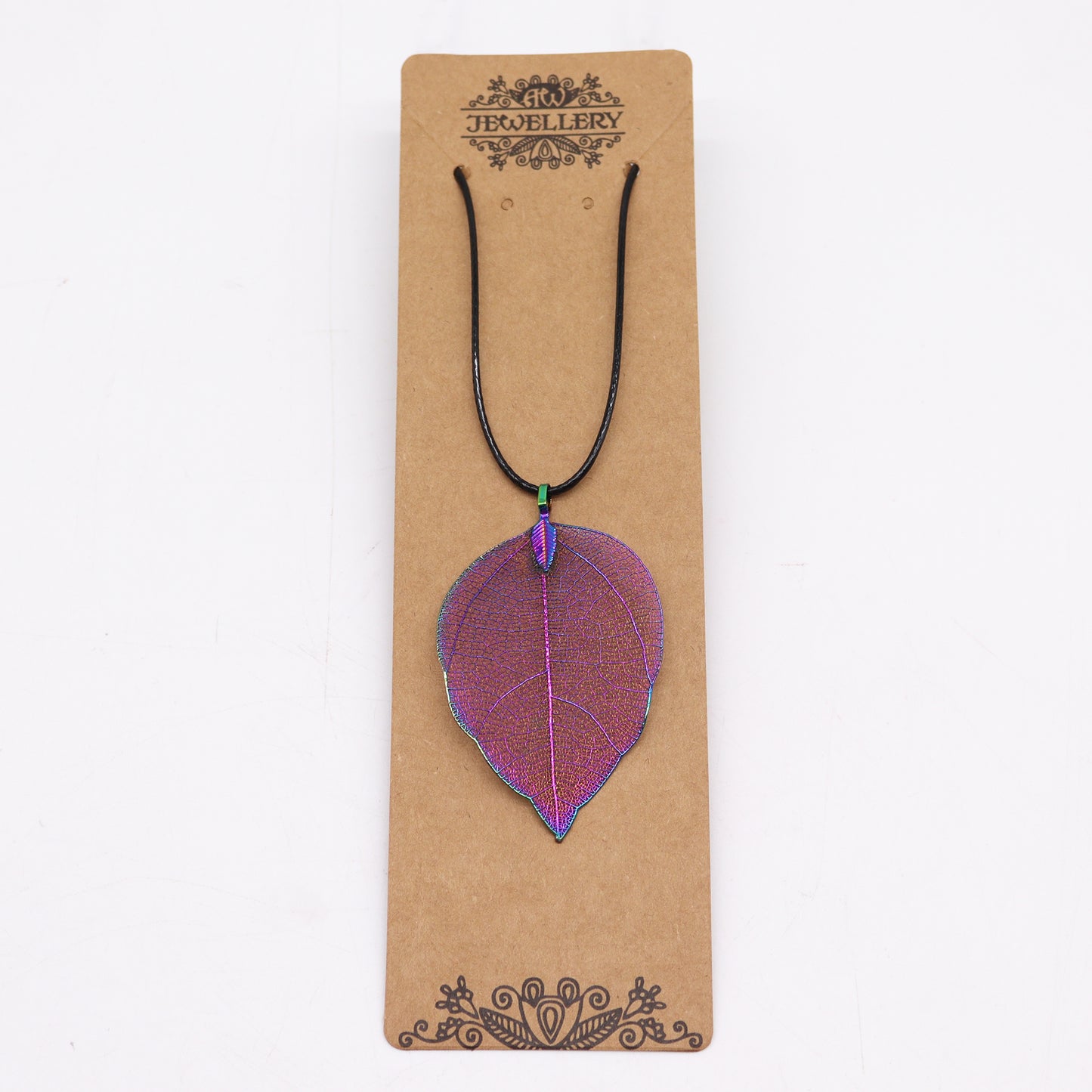 Multicoloured Bravery Leaf Necklace
