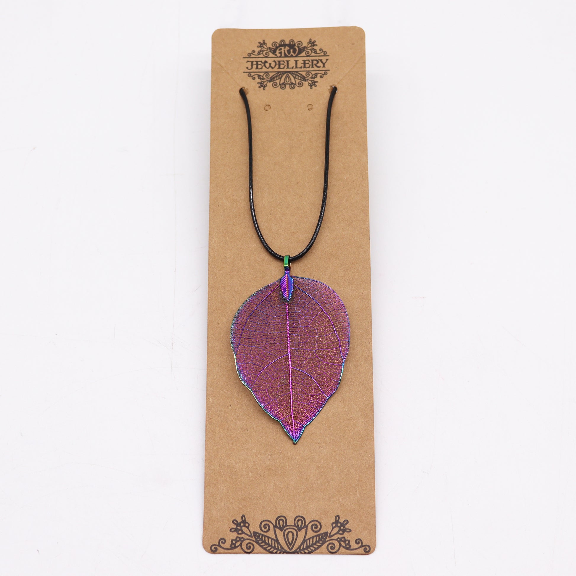 Multicoloured Bravery Leaf Necklace