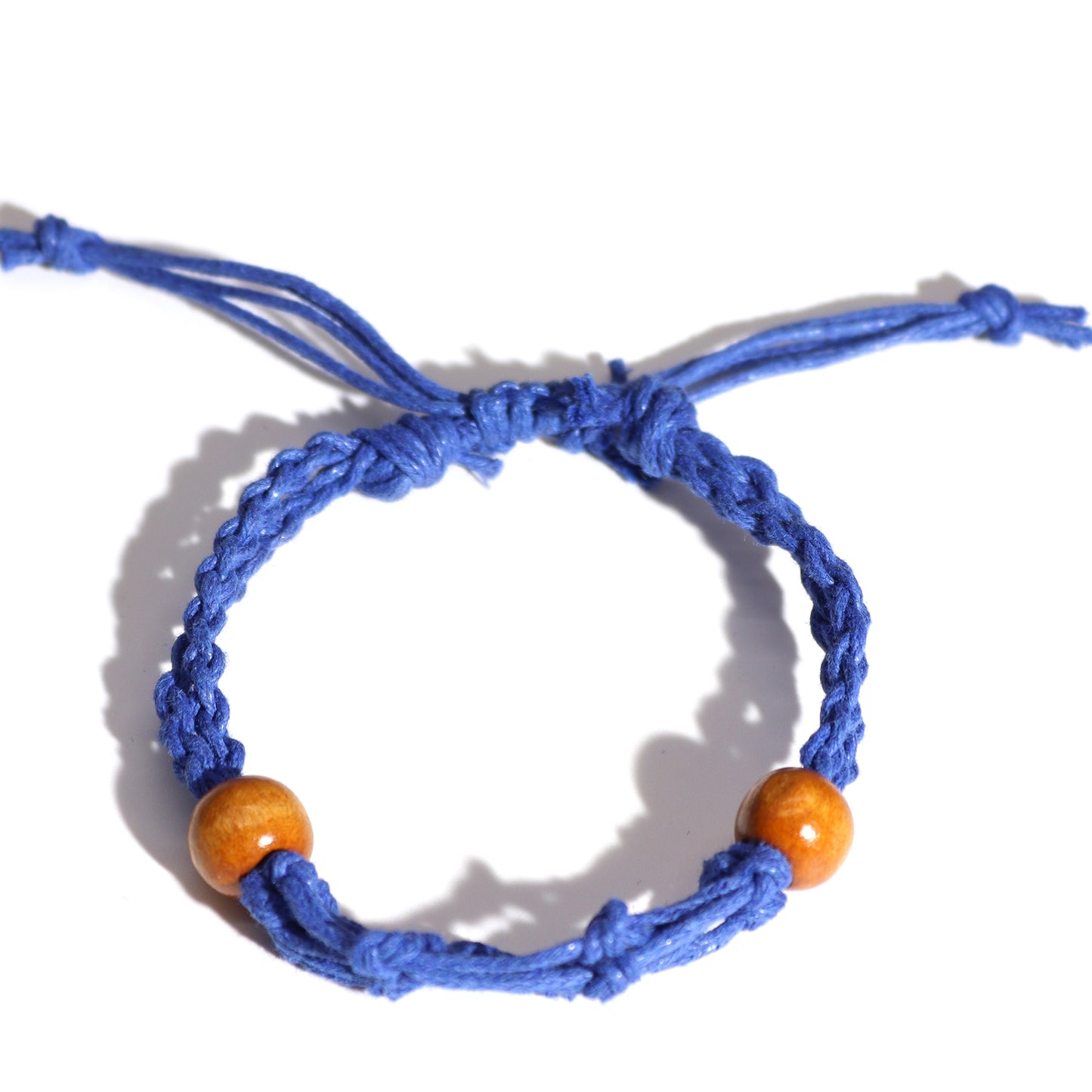 Navy Gemstone Bracelet Cord