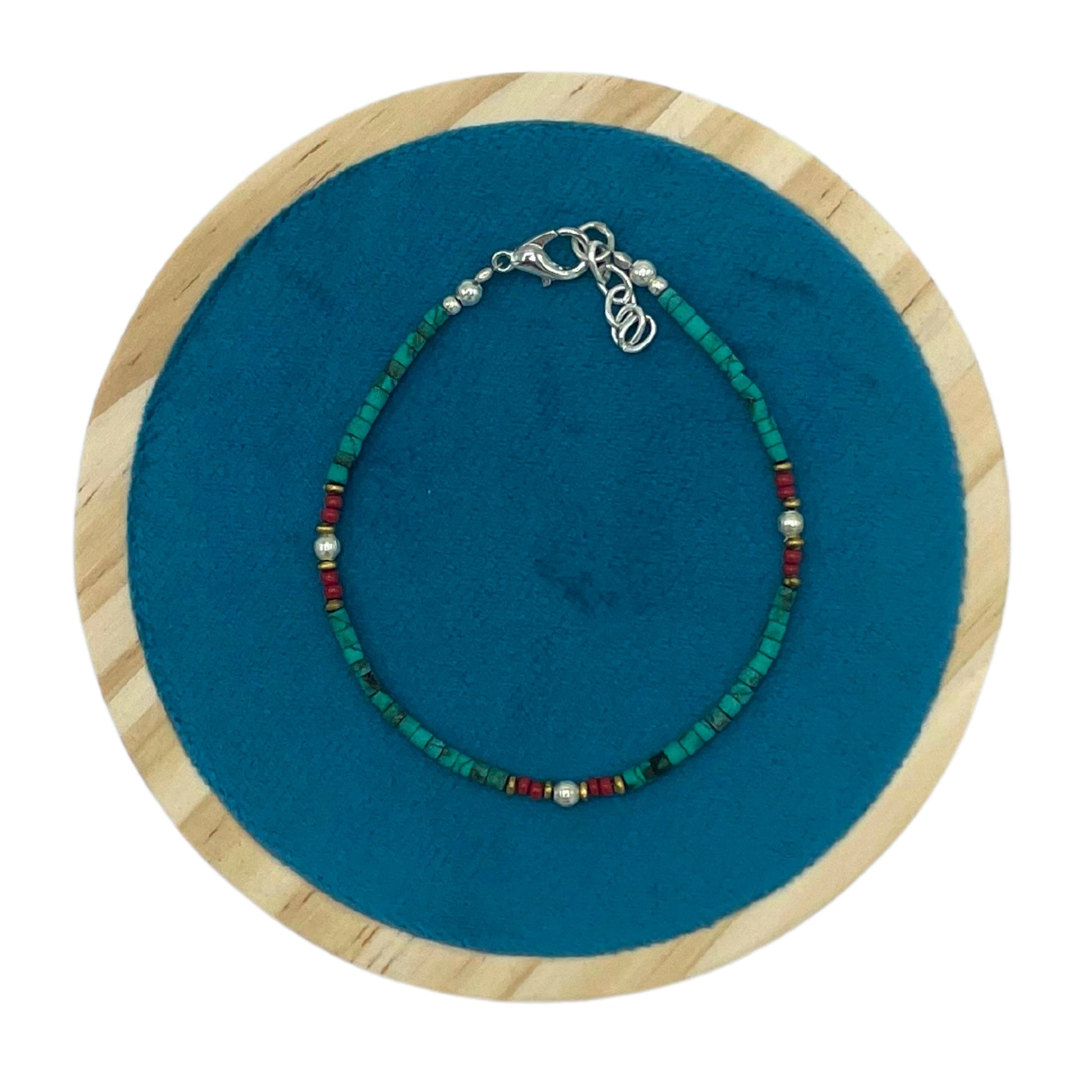 Nepalese Extra Fine Gem Bracelet - Turquoise Beads