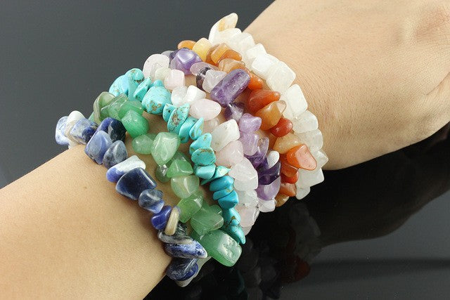Opalite Stone Chip Bracelet