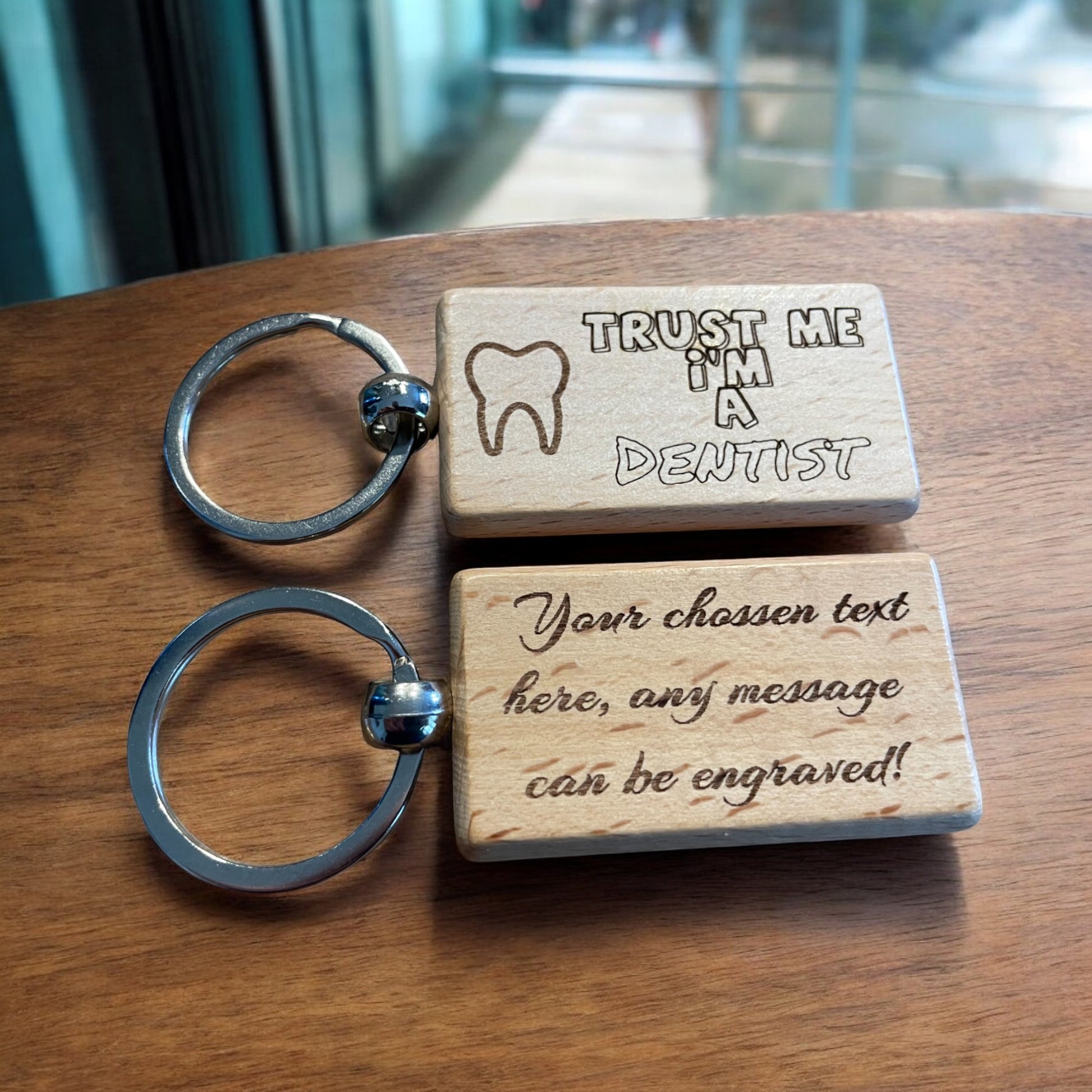 Personalised Dentist Keyring Gift  | Ashton and Finch