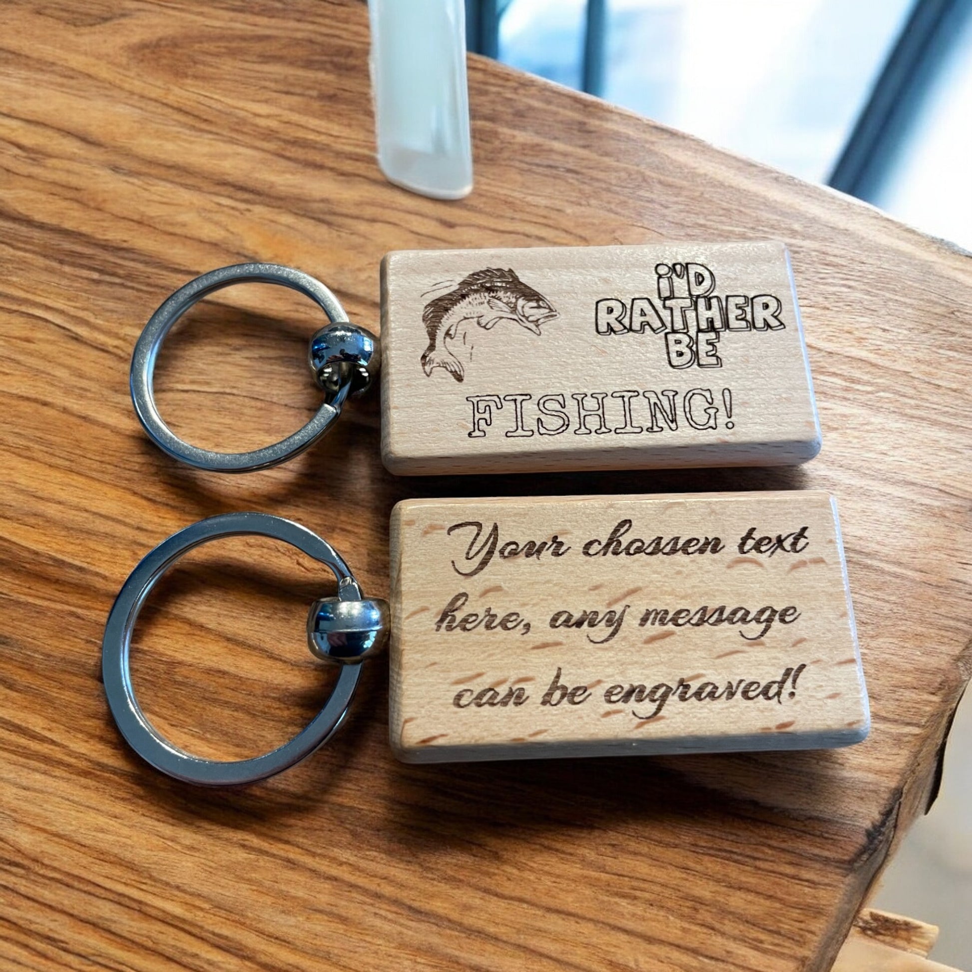 Personalised Fishing Keyring Gift  | Ashton and Finch