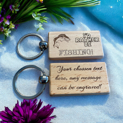 Fishing Keyring Personalised Fishing Keyring – Ashton and Finch