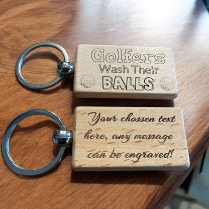 Personalised Golf Keyring Gift  | Ashton and Finch