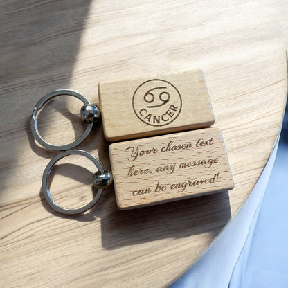 Cancer Star Sign Key Rings Cancer Zodiac Personalised Keyring – Ashton and Finch
