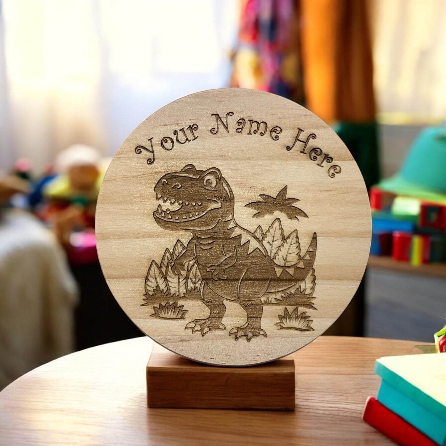 Personalised Dinosaur Coaster | Ashton and Finch