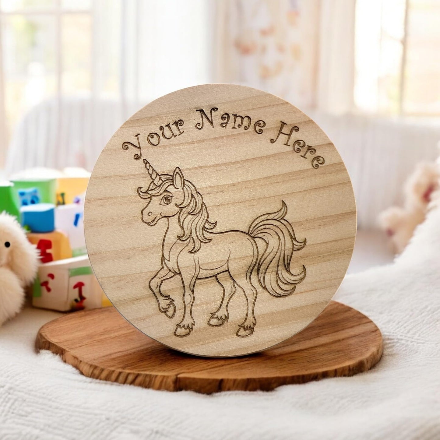 Personalised Unicorn Coaster | Ashton and Finch