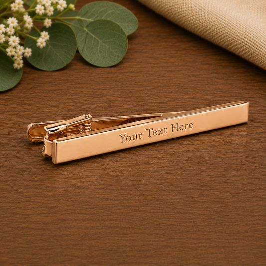 Personalised Square Tie Clip