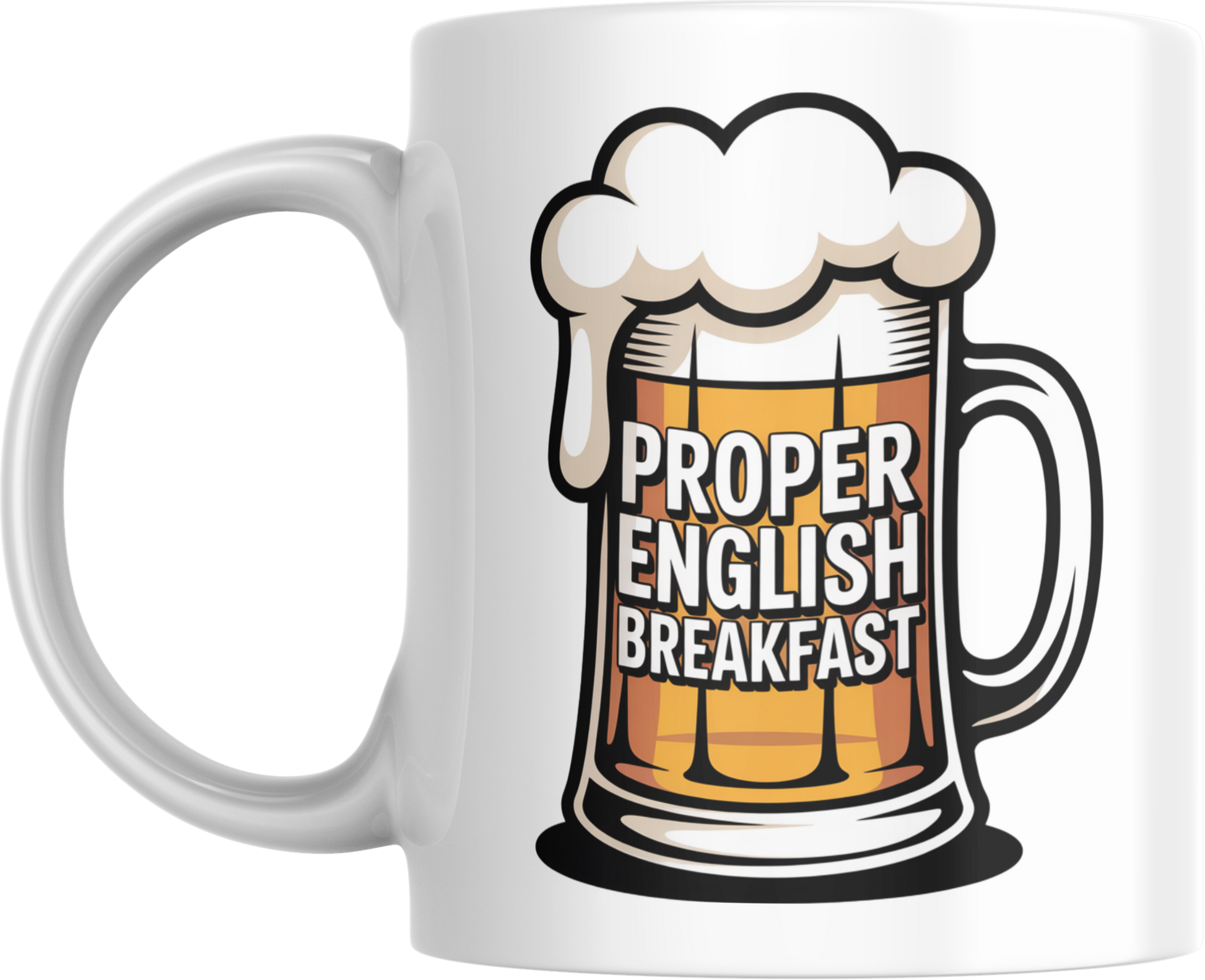 Proper English Breakfast Mug – Beer Pint Design