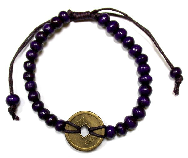 Purple Good Luck Feng Shui Bracelet